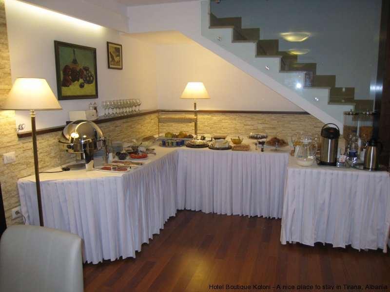 Boutique Hotel Kotoni Tirana Restaurant billede