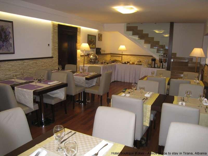 Boutique Hotel Kotoni Tirana Restaurant billede